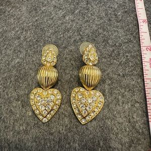Nolan Miller Vintage Gold Toned Earrings
